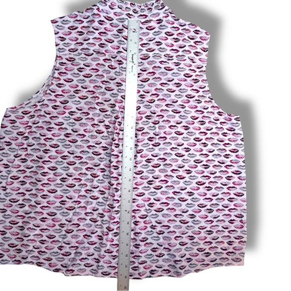 NIC+ZOE Sealed with a Kiss Sleeveless Blouse - XXL Purple - Picture 11 of 12